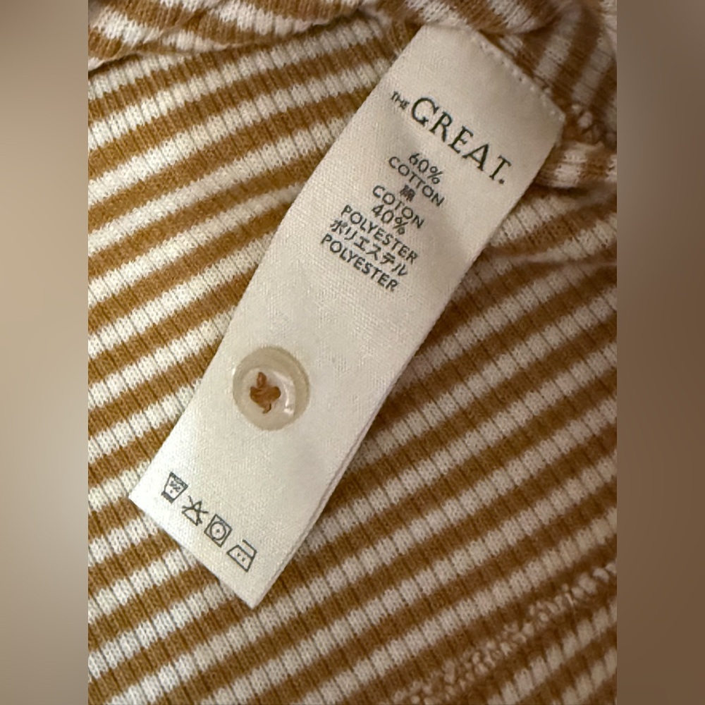 NWT The Great Baseline Henley in Bronze size 1 small - Picture 8 of 11